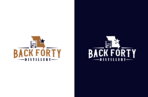 Logo-Design von GLDesigns für Back Forty Distillery | Design: #24648962