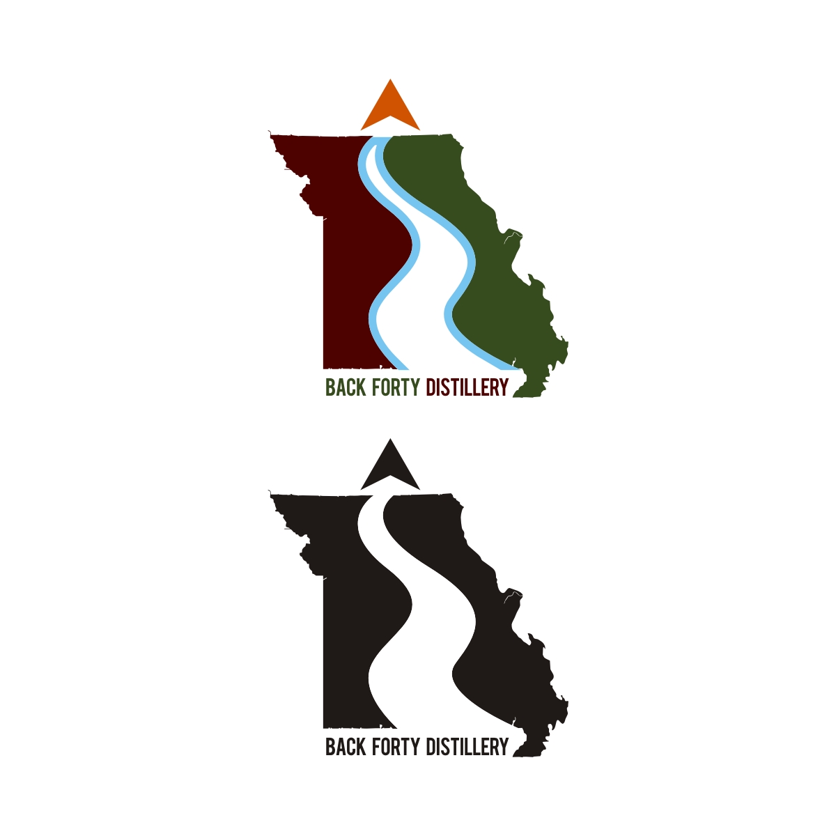 Logo Design by N83touchthesky for Back Forty Distillery | Design #24643828