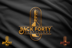 Logo-Design von aquabomb26 für Back Forty Distillery | Design: #24664977