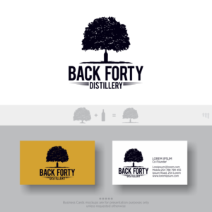 Logo-Design von MBARO für Back Forty Distillery | Design: #24706317