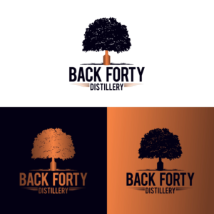 Logo Design by MBARO for Back Forty Distillery | Design: #24748867