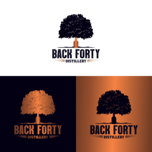 Logo Design by MBARO for Back Forty Distillery | Design: #24748869