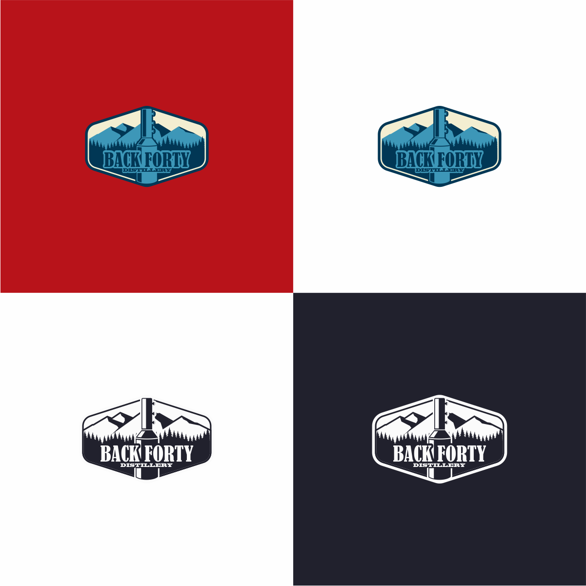Diseño de Logo por KOBES para Back Forty Distillery | Diseño #24675954