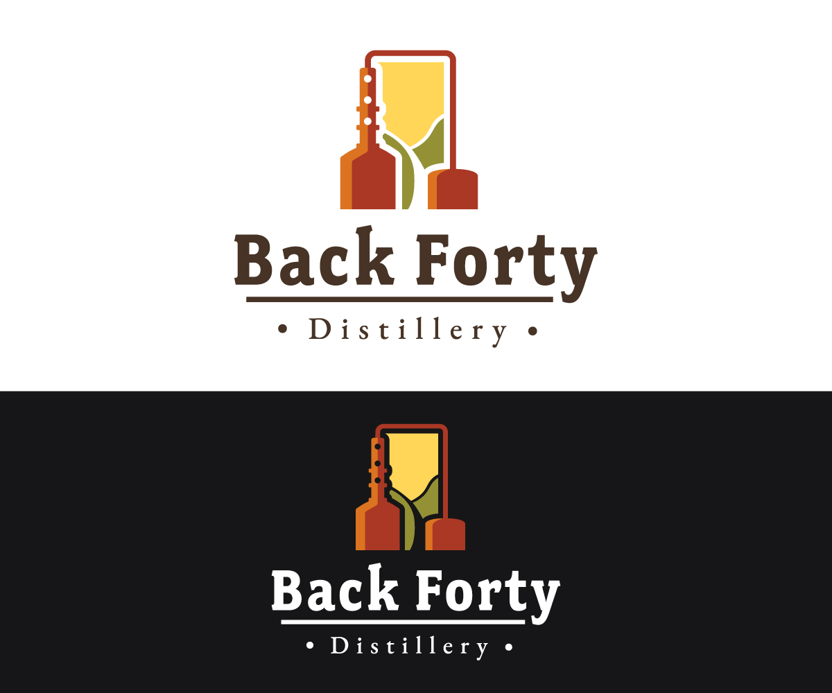 Logo Design by Sawel for Back Forty Distillery | Design #24658691