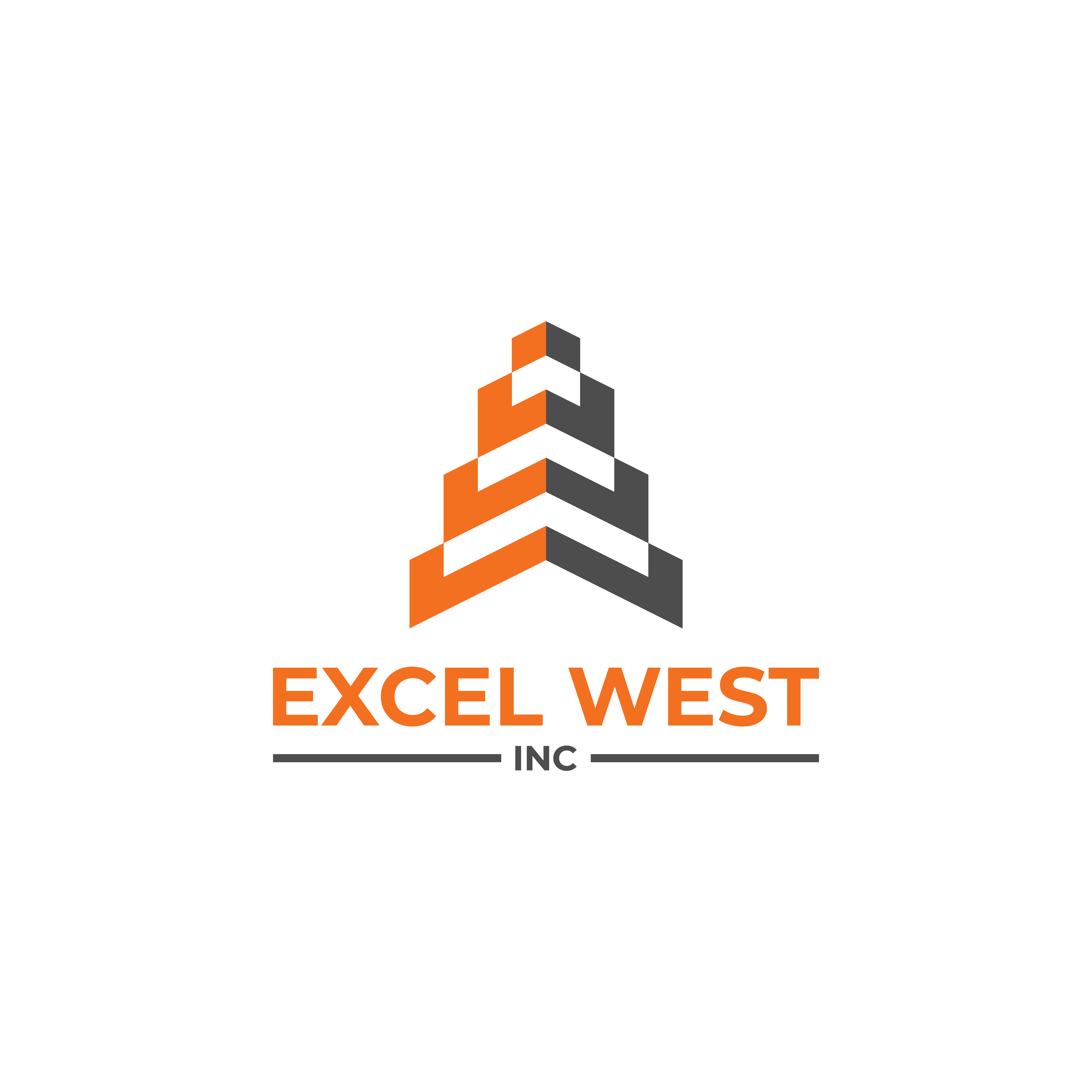 Logo Design by CK Studio for Excel West Inc | Design #24644664