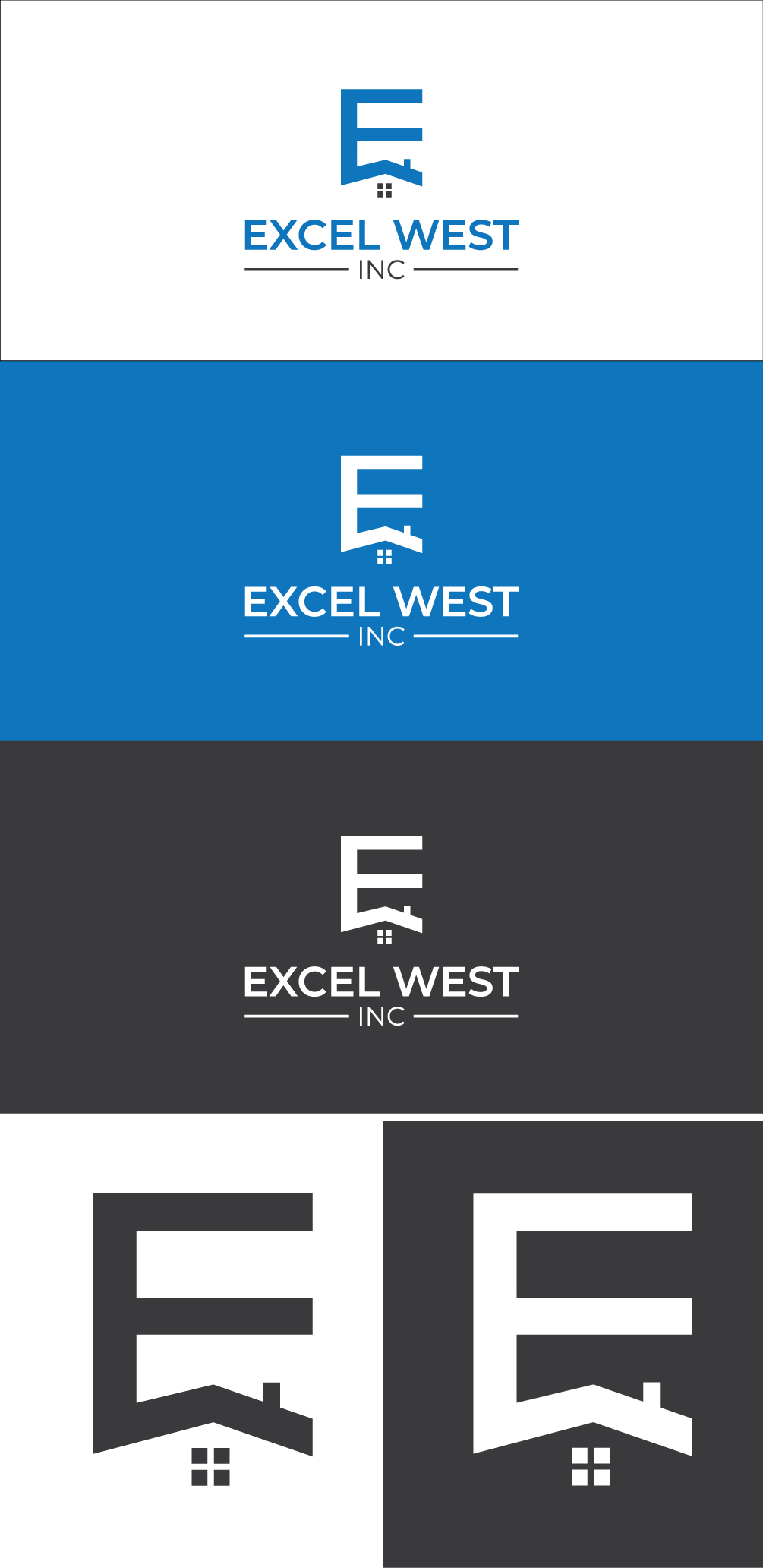 Logo Design by M Habib for Excel West Inc | Design #24651199