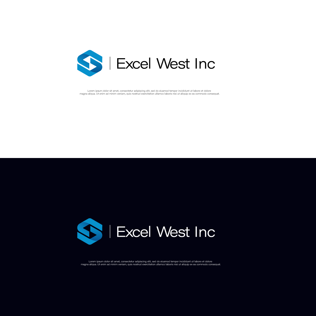 Logo Design by kecebong 007 for Excel West Inc | Design #24705744