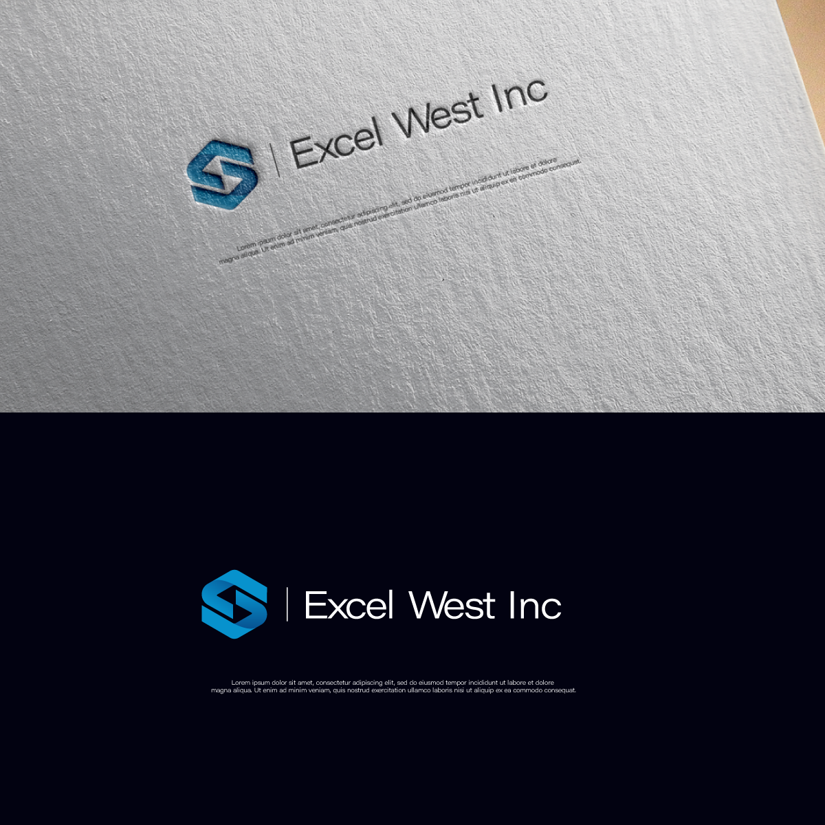 Logo Design by kecebong 007 for Excel West Inc | Design #24705766