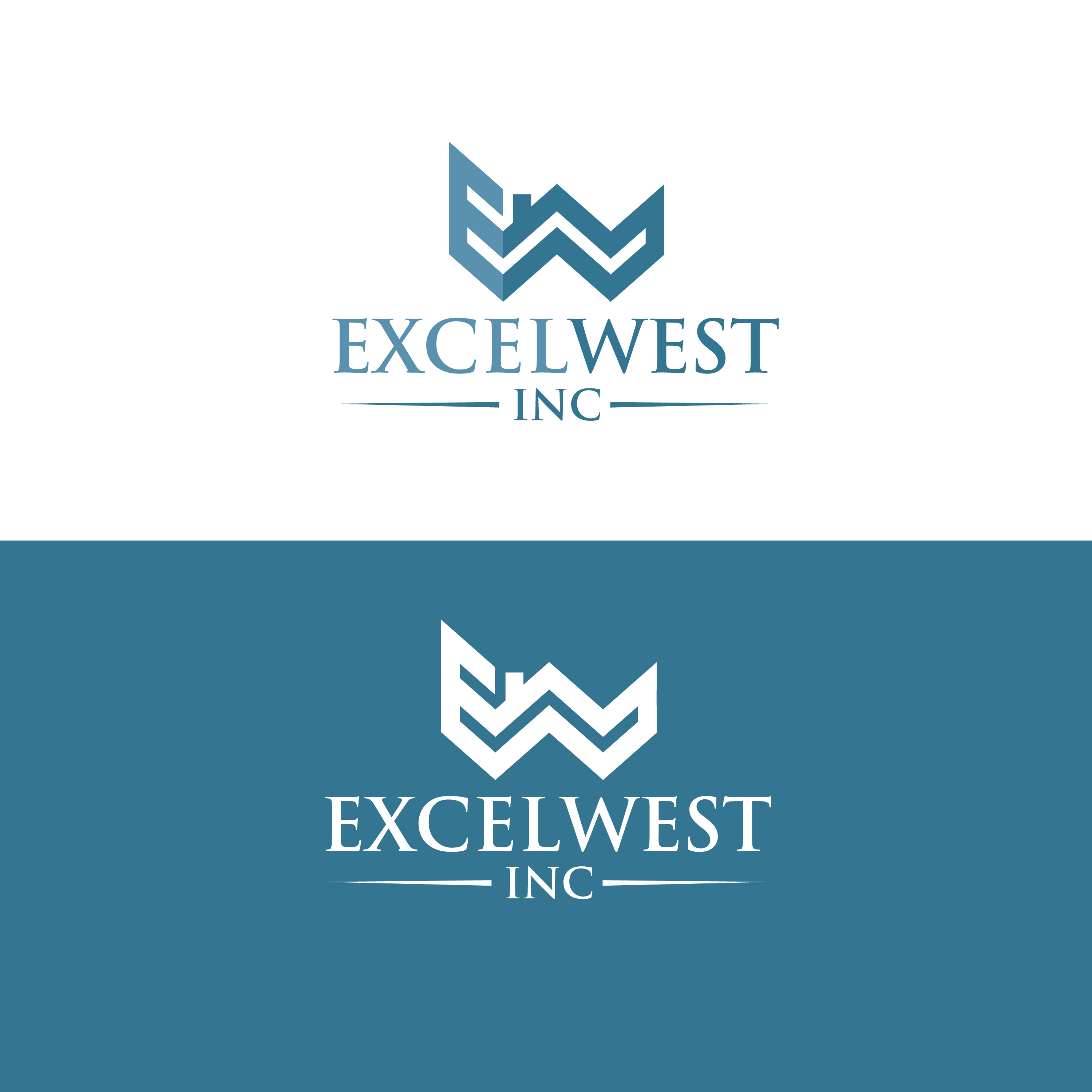 Logo Design by sherman for Excel West Inc | Design #24648143