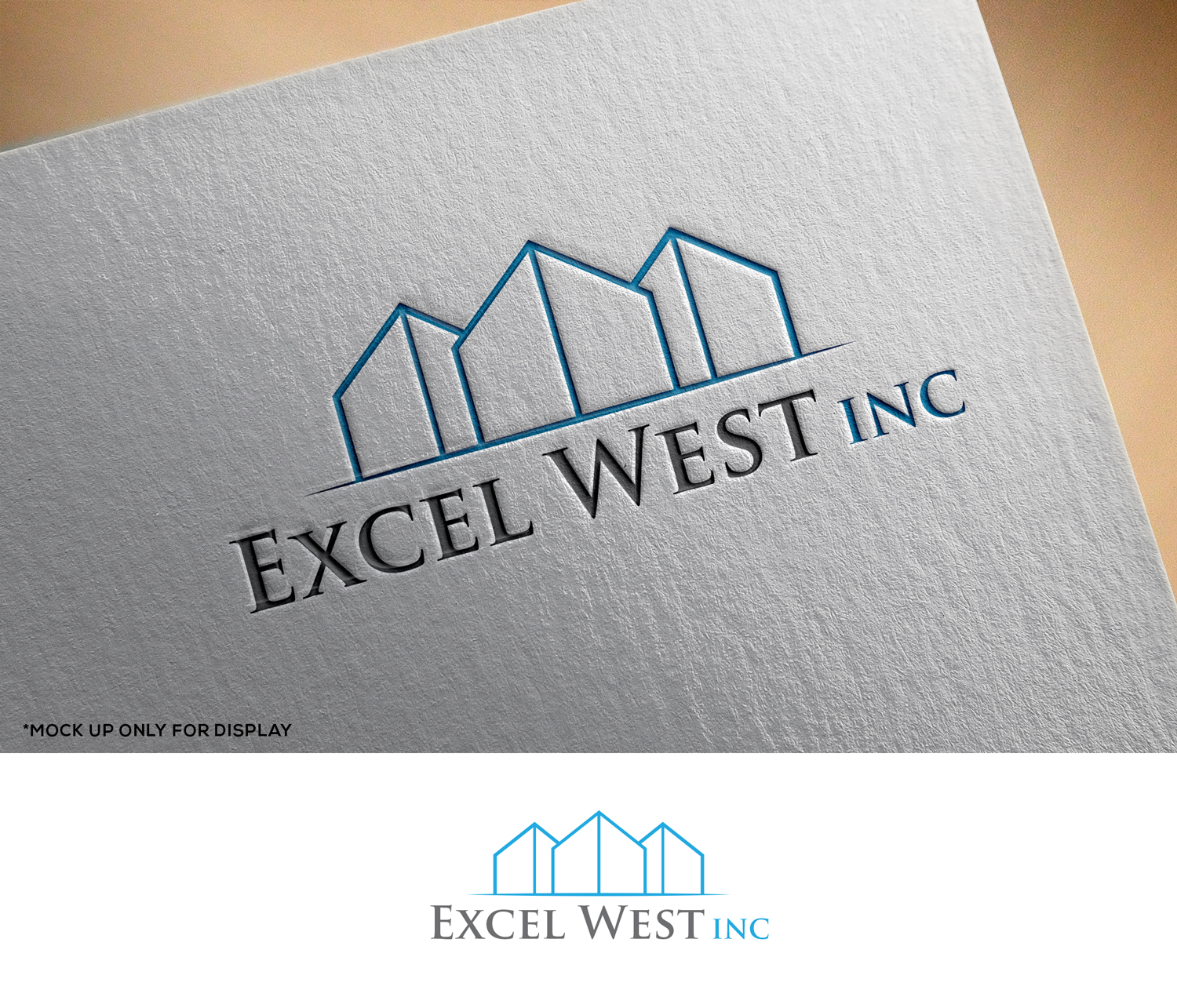 Logo Design by usa.g for Excel West Inc | Design #24646161