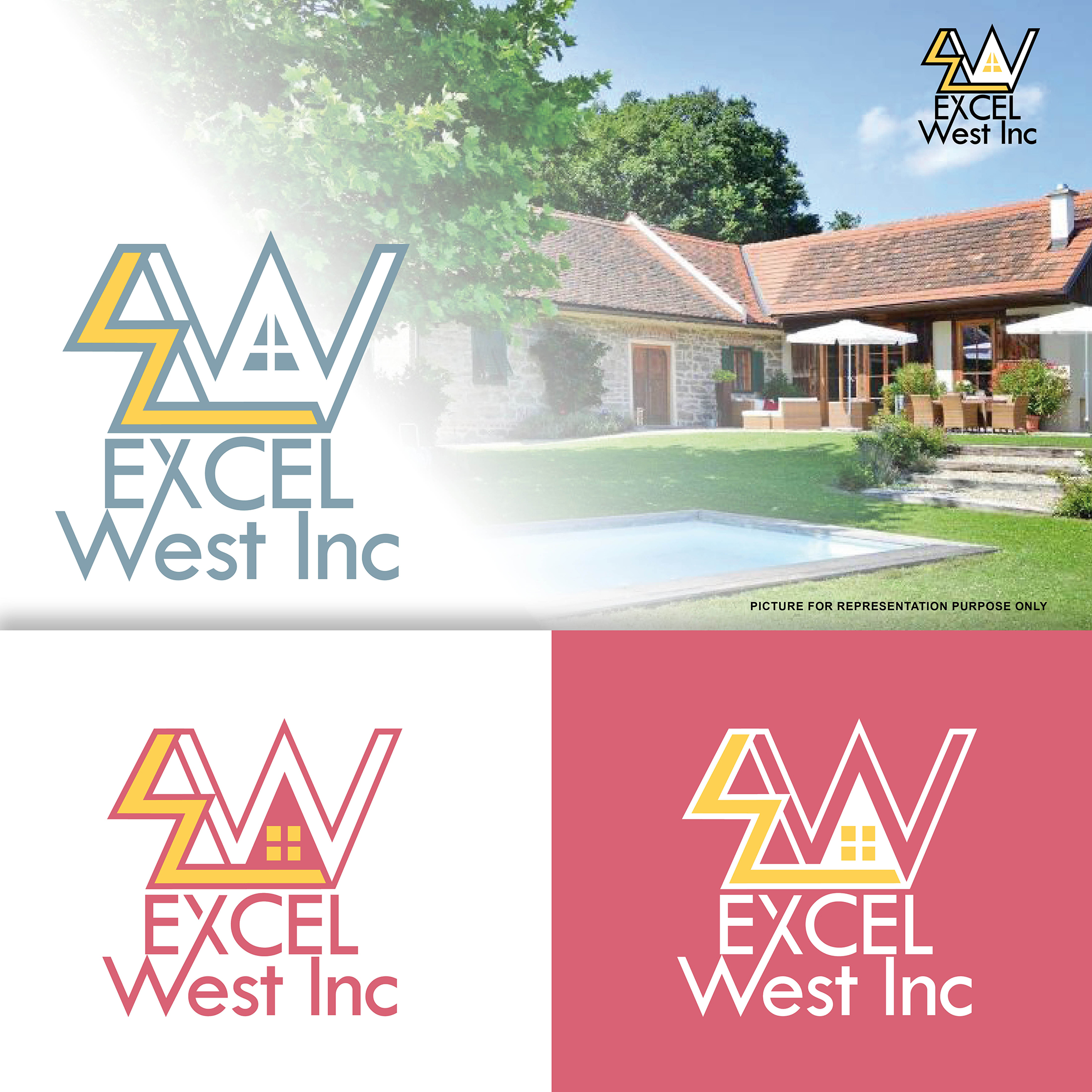 Logo Design by ripsaikia 2 for Excel West Inc | Design #24665466