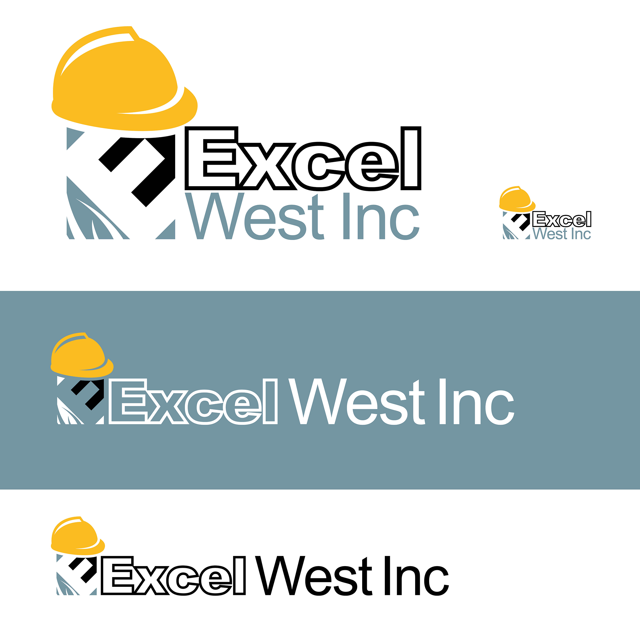 Logo Design by ripsaikia 2 for Excel West Inc | Design #24665471