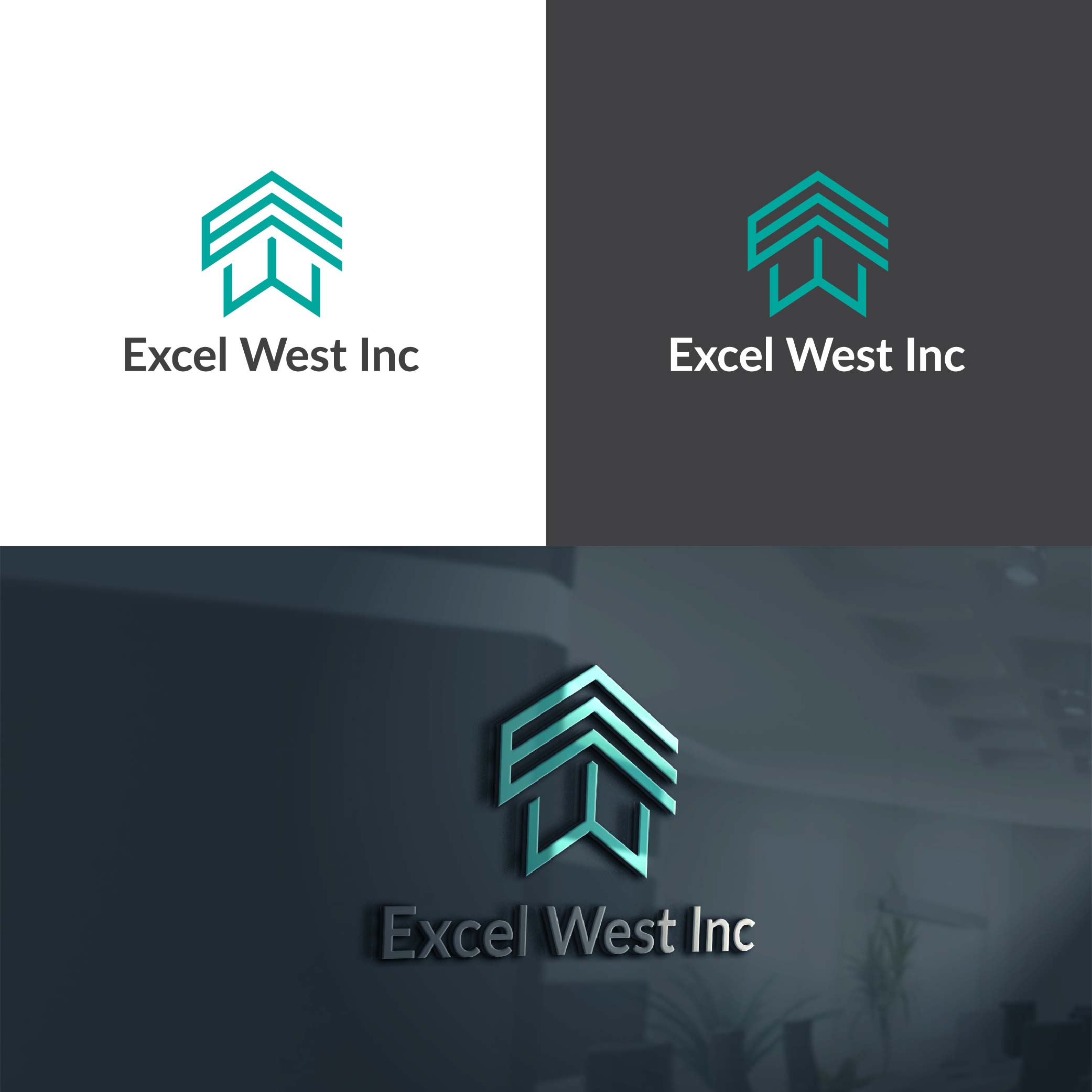 Logo Design by Fatrim for Excel West Inc | Design #24702072