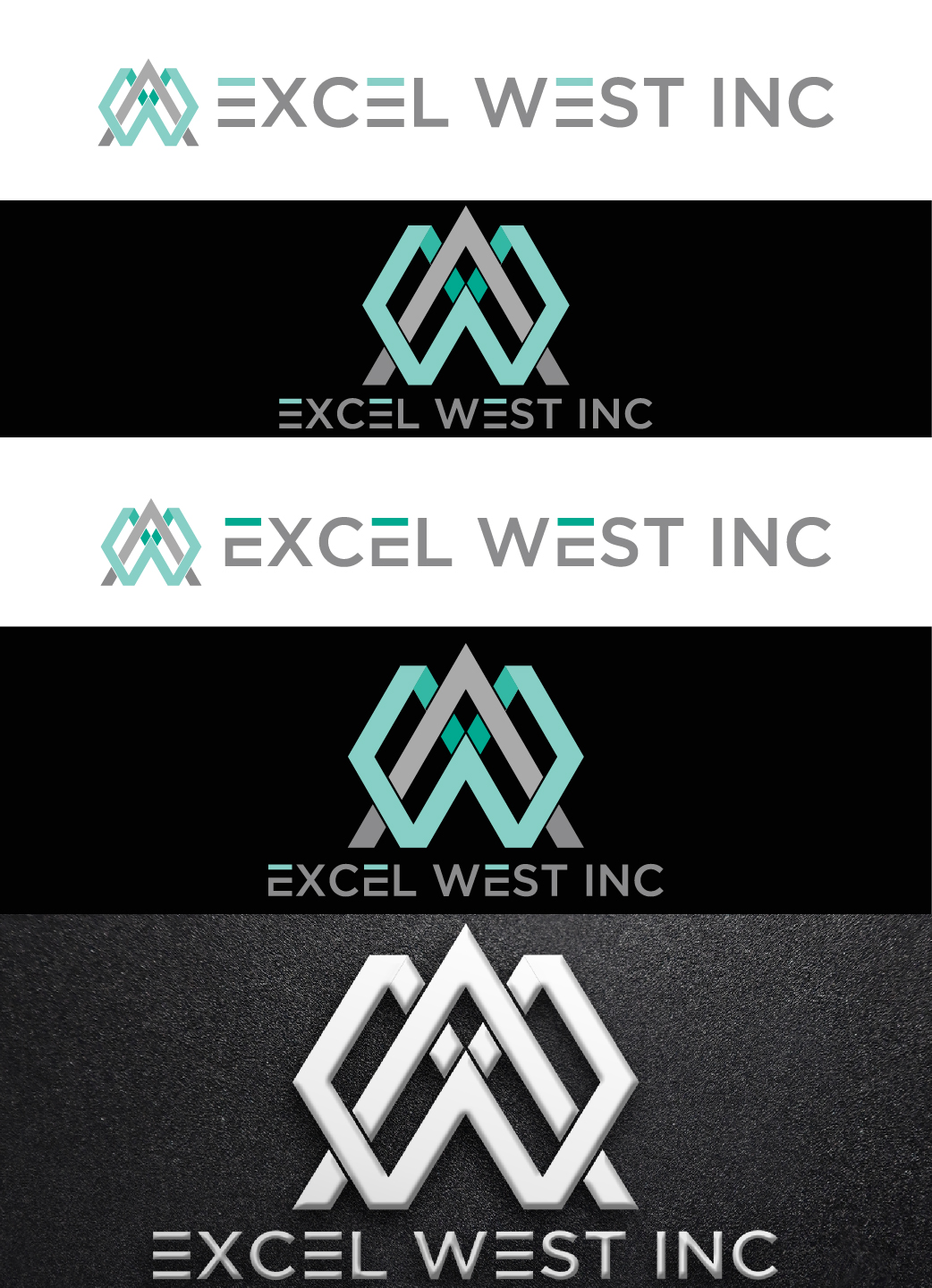 Logo Design by ASA ArchIn for Excel West Inc | Design #24702468