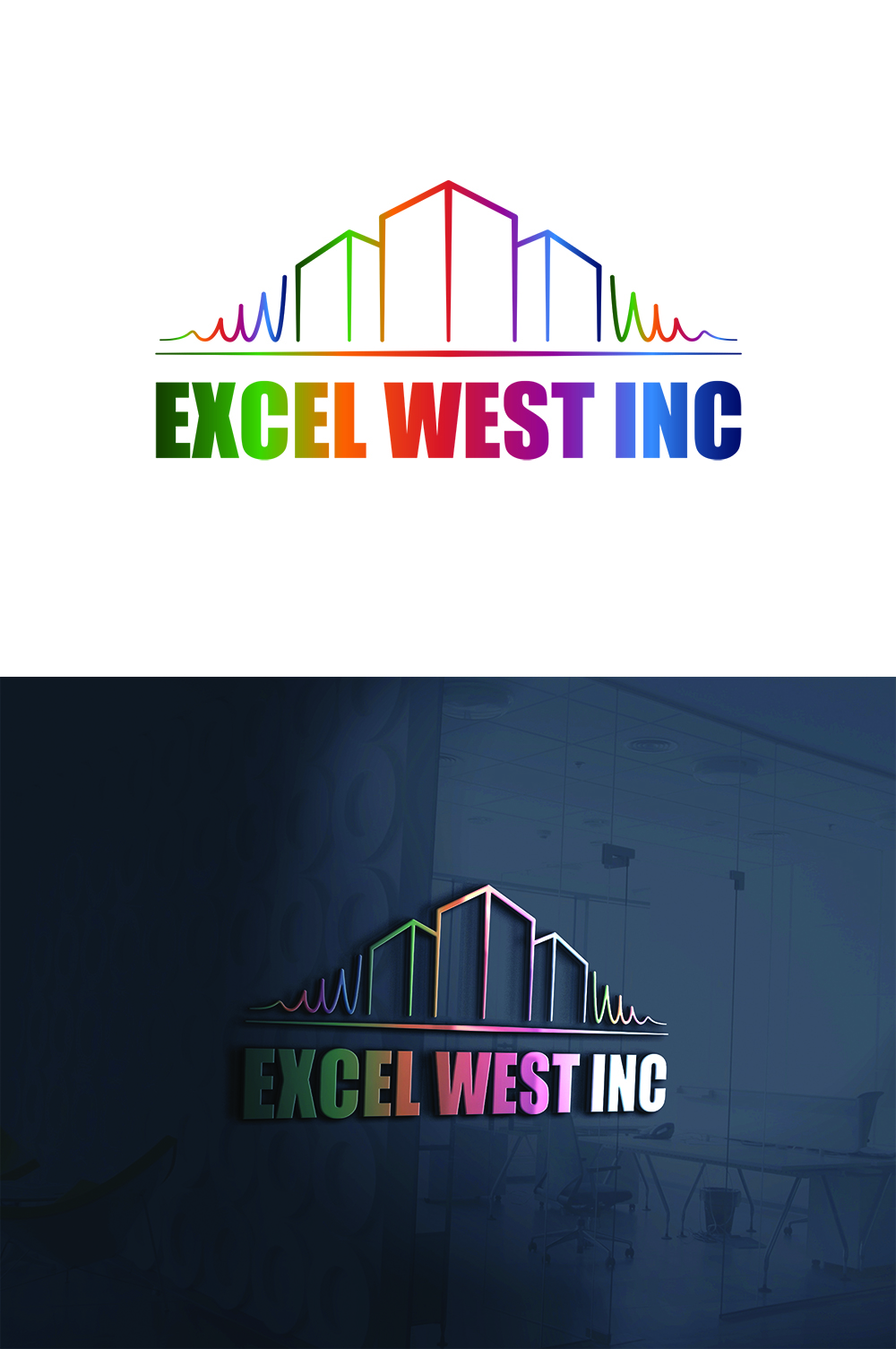 Logo Design by Nexart Design for Excel West Inc | Design #24648807