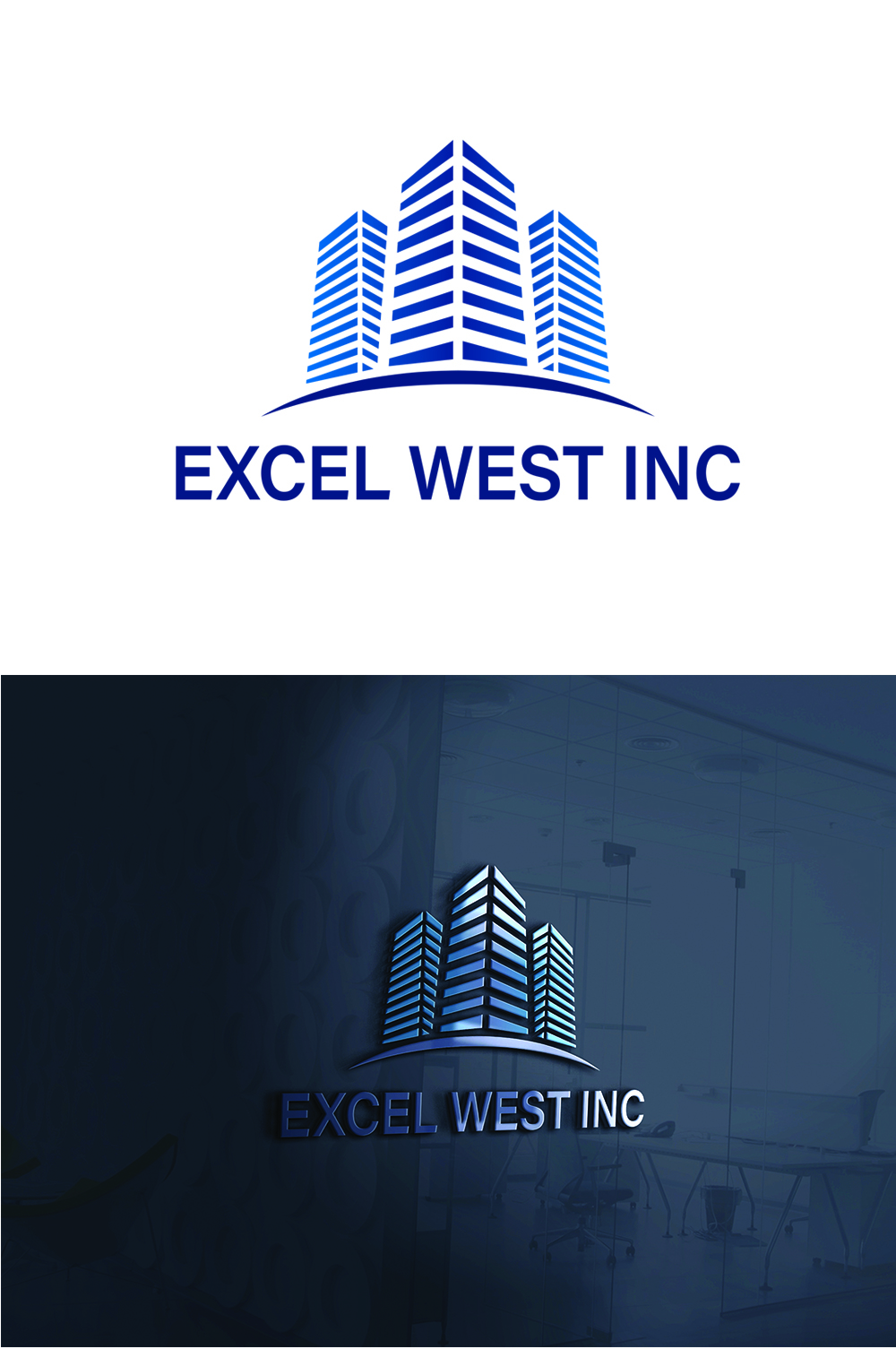 Logo-Design von Nexart Design für Excel West Inc | Design #24648808