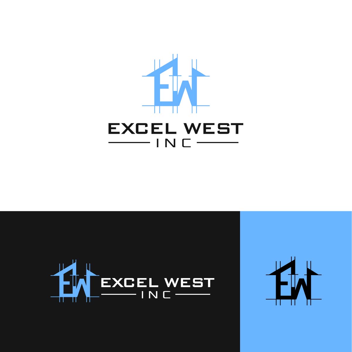 Logo Design by J sikder for Excel West Inc | Design #24718286