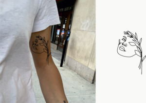 women silhouette minimalist design | Diseño de Tatuaje por Jamal 12