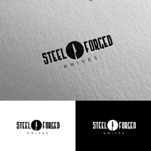 Steel Forged Knives | Logo Design by Rii