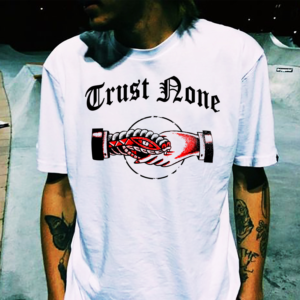 Trust None | T-shirt Design by Heydale