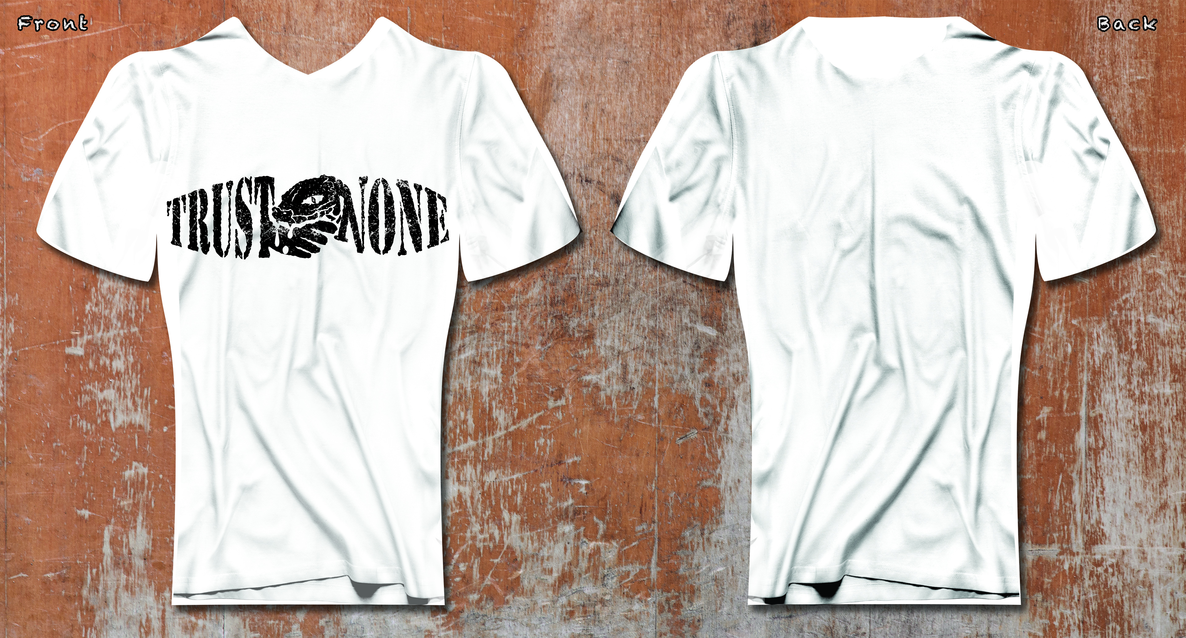 T-Shirt-Design von Abdulrahman W. Albaker für Trust None | Design #24678485