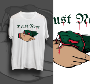 Trust None | T-shirt Design by besonaeral30