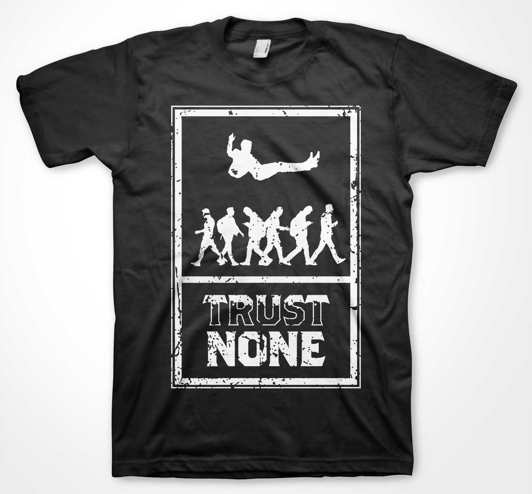 T-shirt Design by badpixelarts for Trust None | Design #24654457