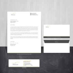 Stationery Design by Creations Box 2015 for UNii  | Design: #24666256