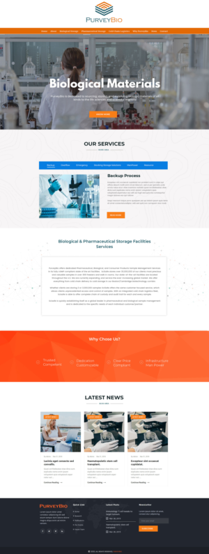 Diseño Web por Expert Designer para PurveyBio | Diseño: #24698267