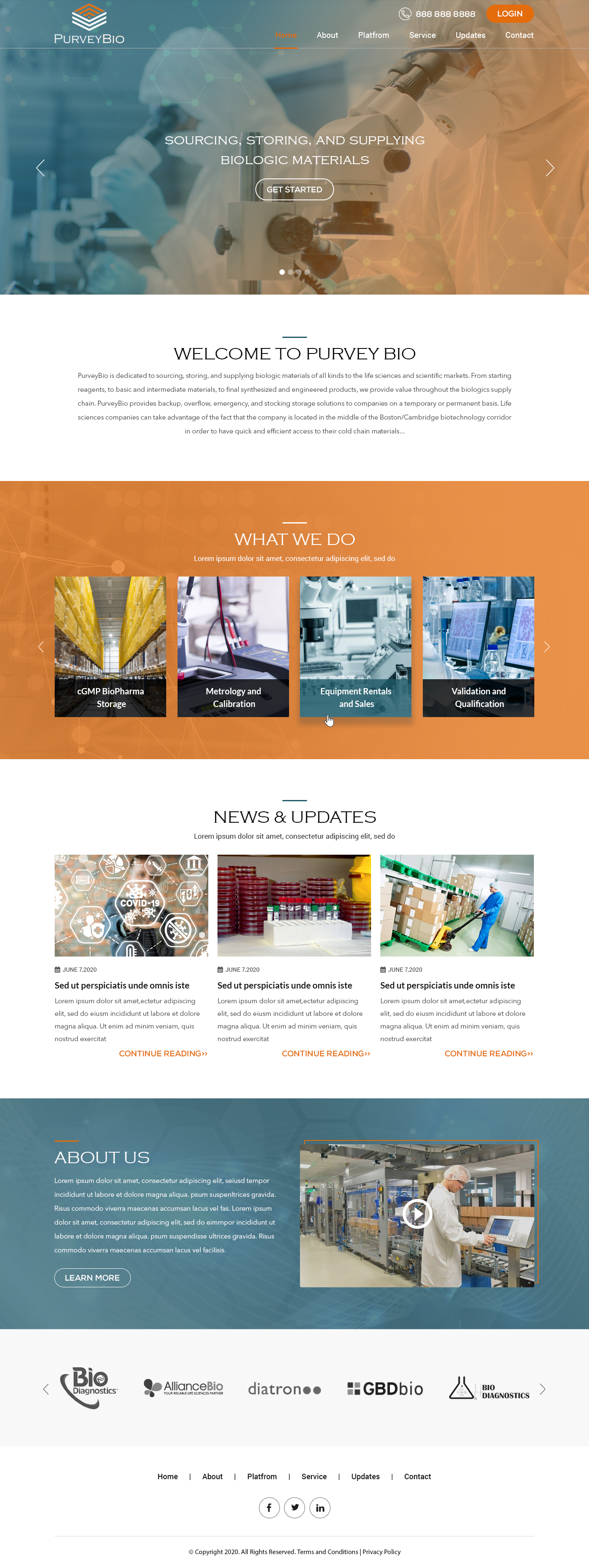 Web Design by Atom for PurveyBio | Design #24652345