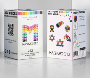 Packaging for Magnetic Fidget toy | Packaging Design by Miladin
