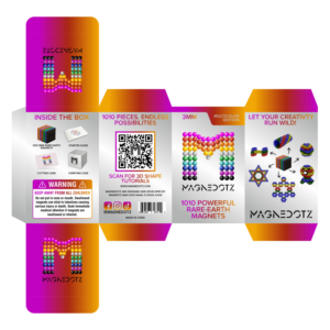 Packaging for Magnetic Fidget toy | Packaging Design by RenCan