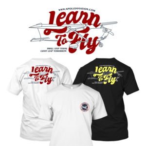 Flight school t-shirts needed!  Apollo Aviation   | T-shirt Design by 2ndfloorharry