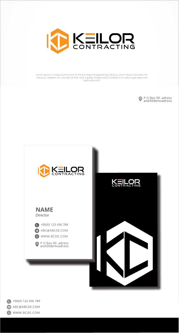 Logo Design by graphicevolution for Keilor Contracting  | Design #24654951