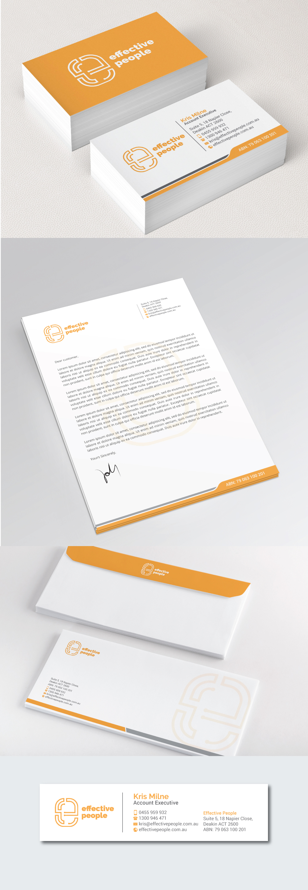 Stationery Design by R.design for Effective People | Design #24657077