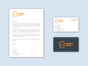 Stationery Design by Musa. A for Effective People | Design: #24679990