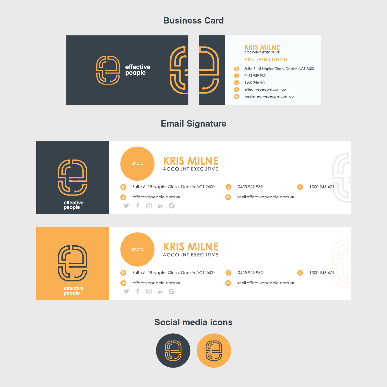 Stationery Design by Shahzad.Designs for Effective People | Design #24657972