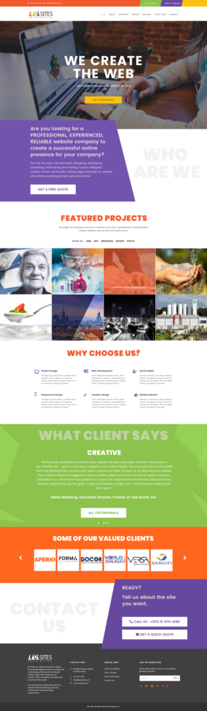 Website Design - clean, cutting-edge, impressive and lively | Diseño Web por Expert Designer