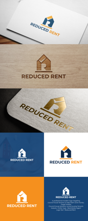 Reduced Rent | Logo Design by Angkasa Official