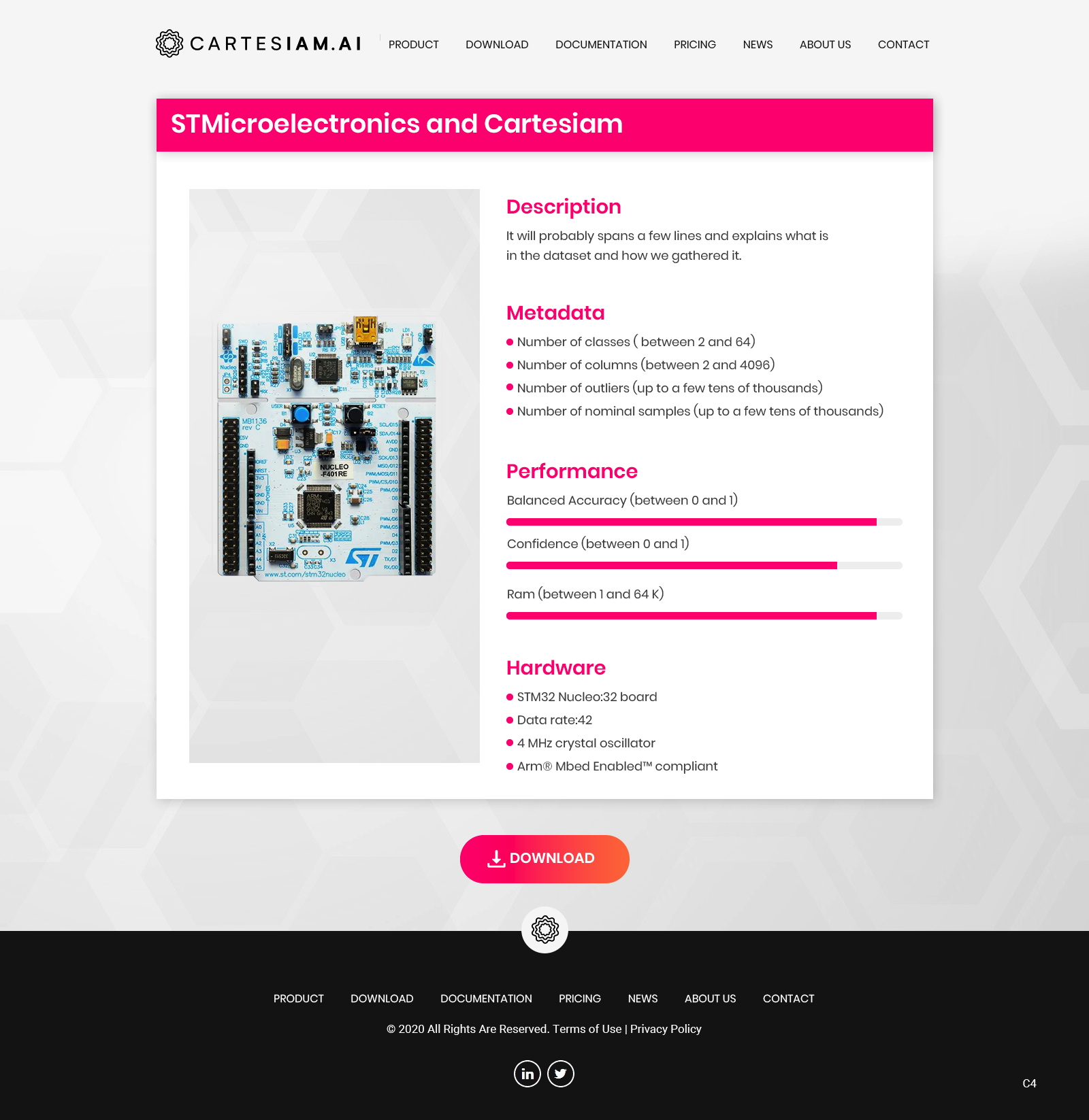 Web Design by pb for Cartesiam | Design #24685564