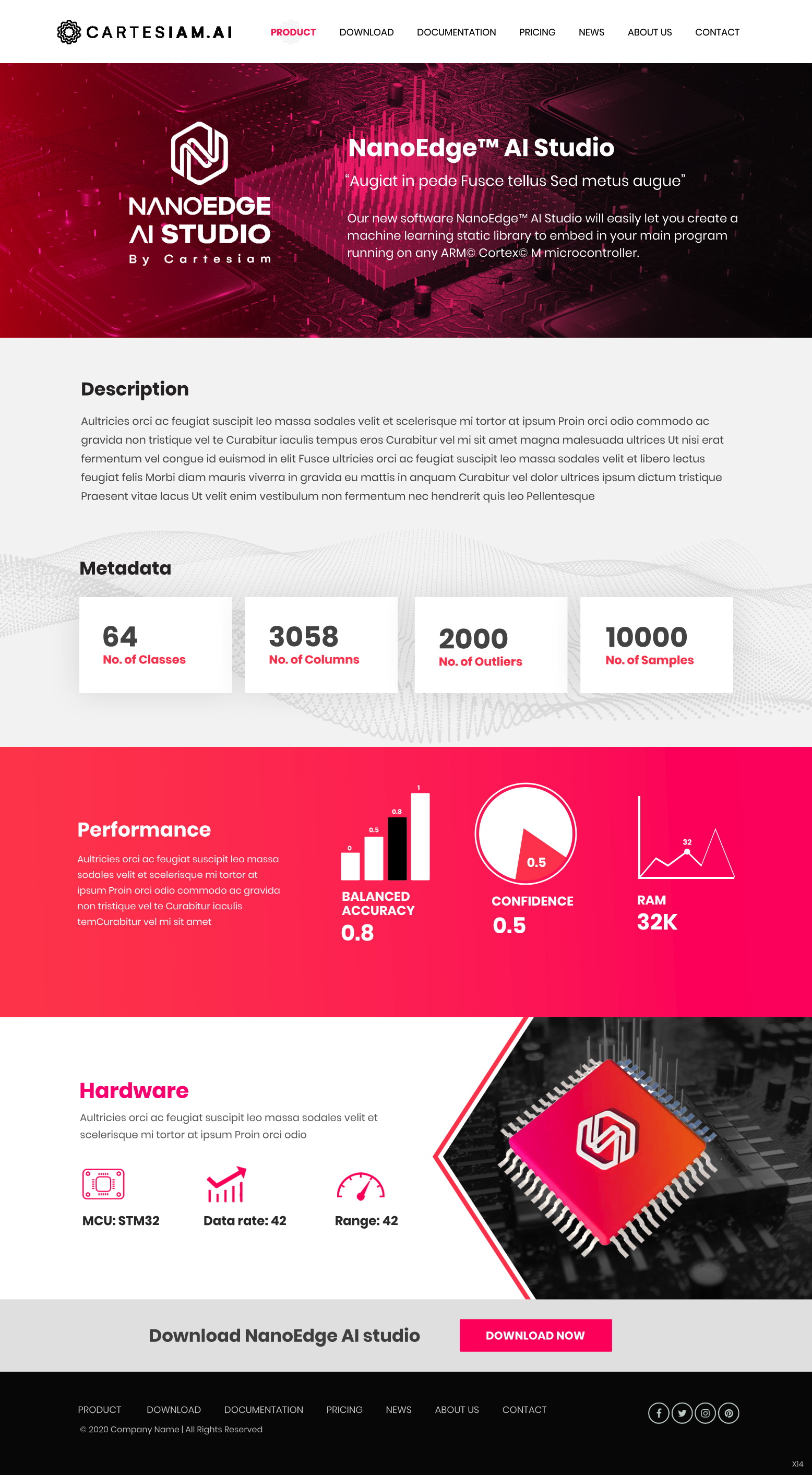 Web Design by pb for Cartesiam | Design #24685566