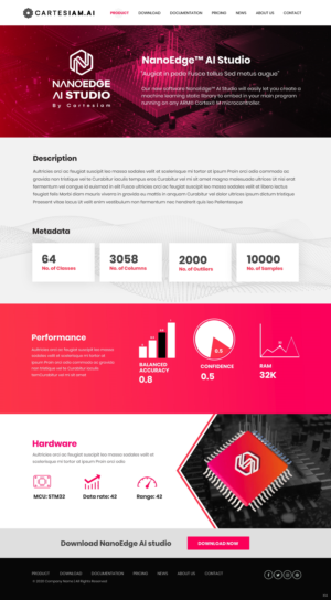 Web Design by pb for Cartesiam | Design: #24685566