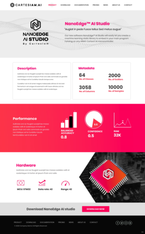 Web Design by pb for Cartesiam | Design: #24685569