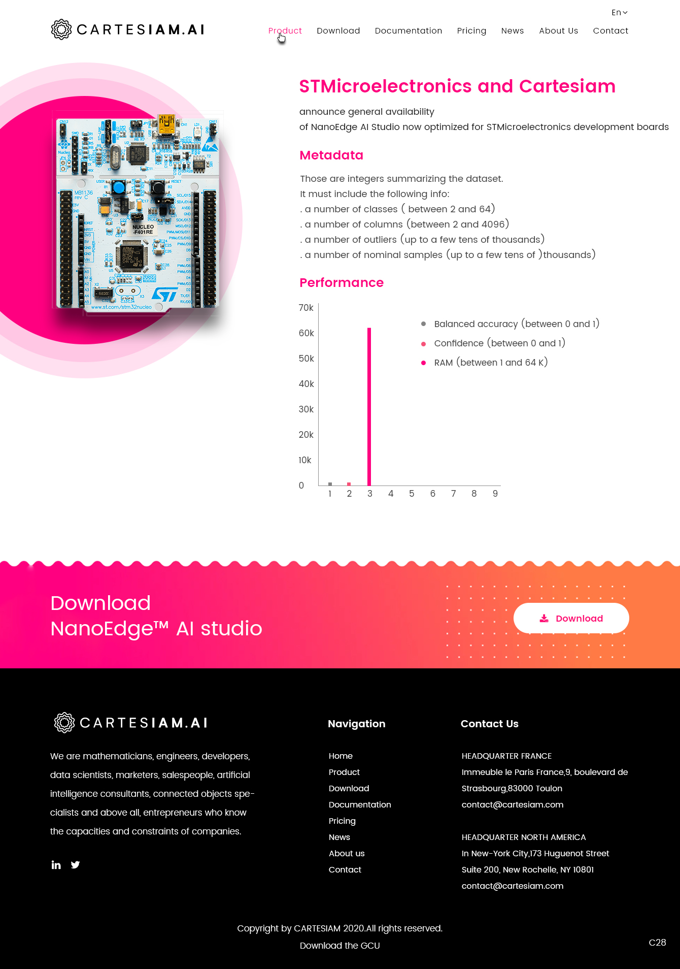 Web Design by pb for Cartesiam | Design #24686530