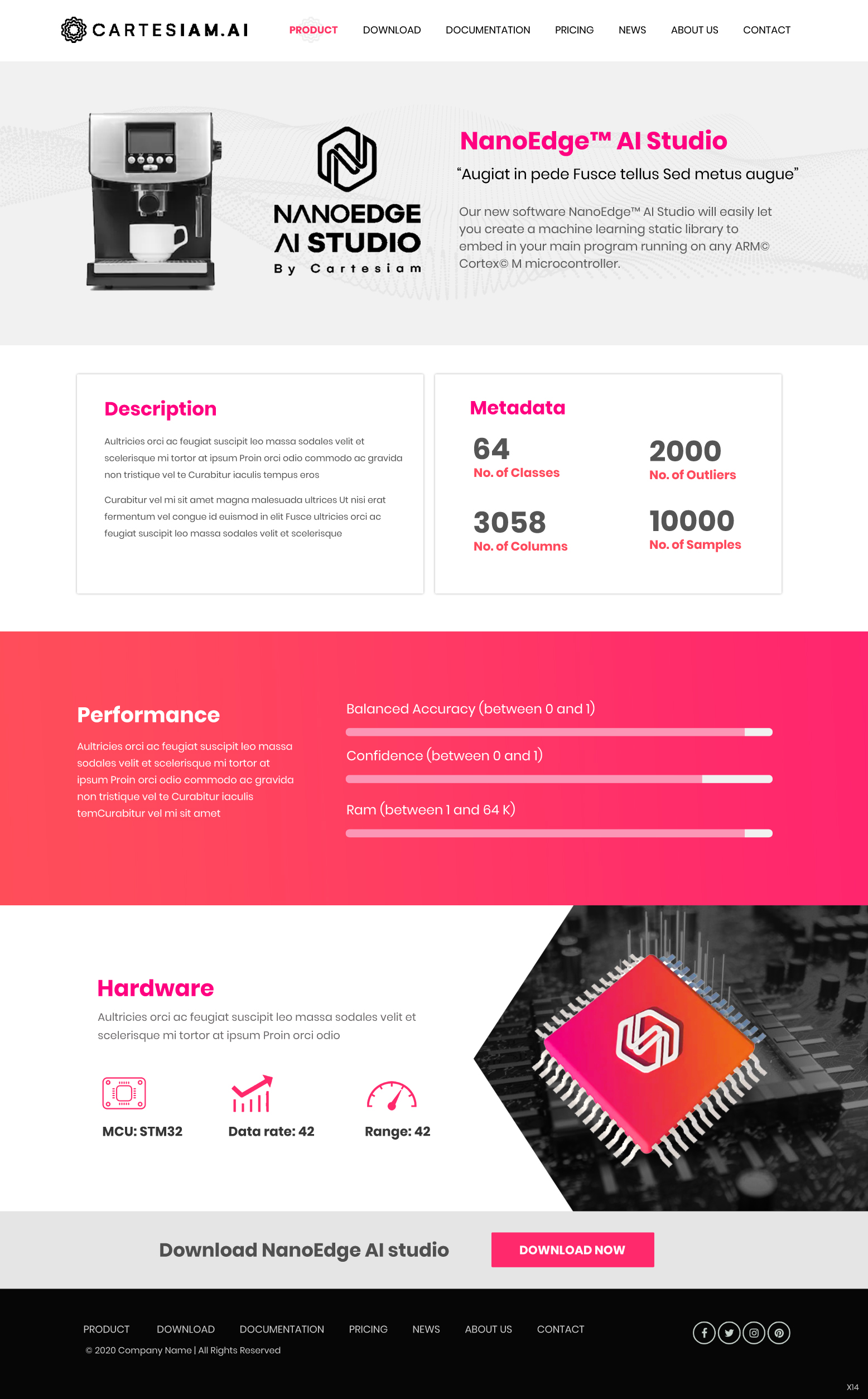 Web Design by pb for Cartesiam | Design #24698389