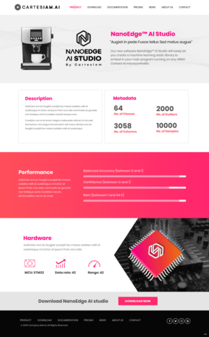 Web Design by pb for Cartesiam | Design: #24698389