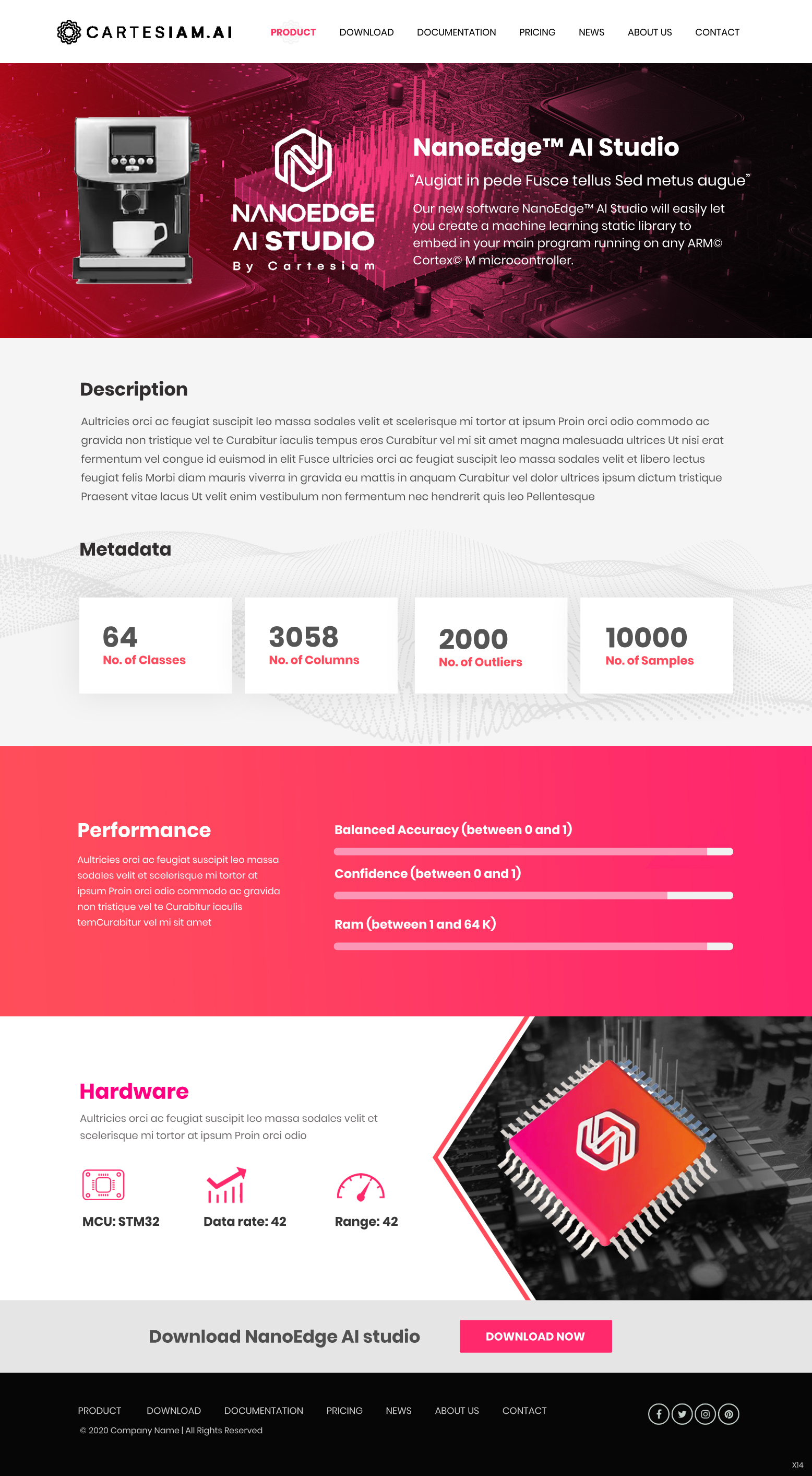 Web Design by pb for Cartesiam | Design #24698390