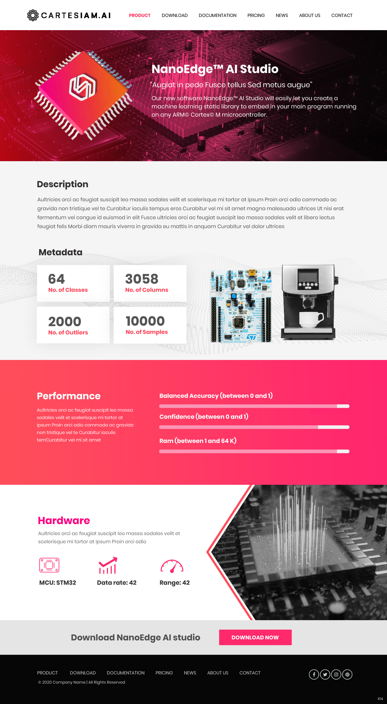 Web Design by pb for Cartesiam | Design #24727924