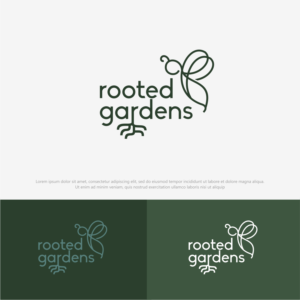 Design de Logo par ThiagoB pour Rooted Gardens | Design : #24739634