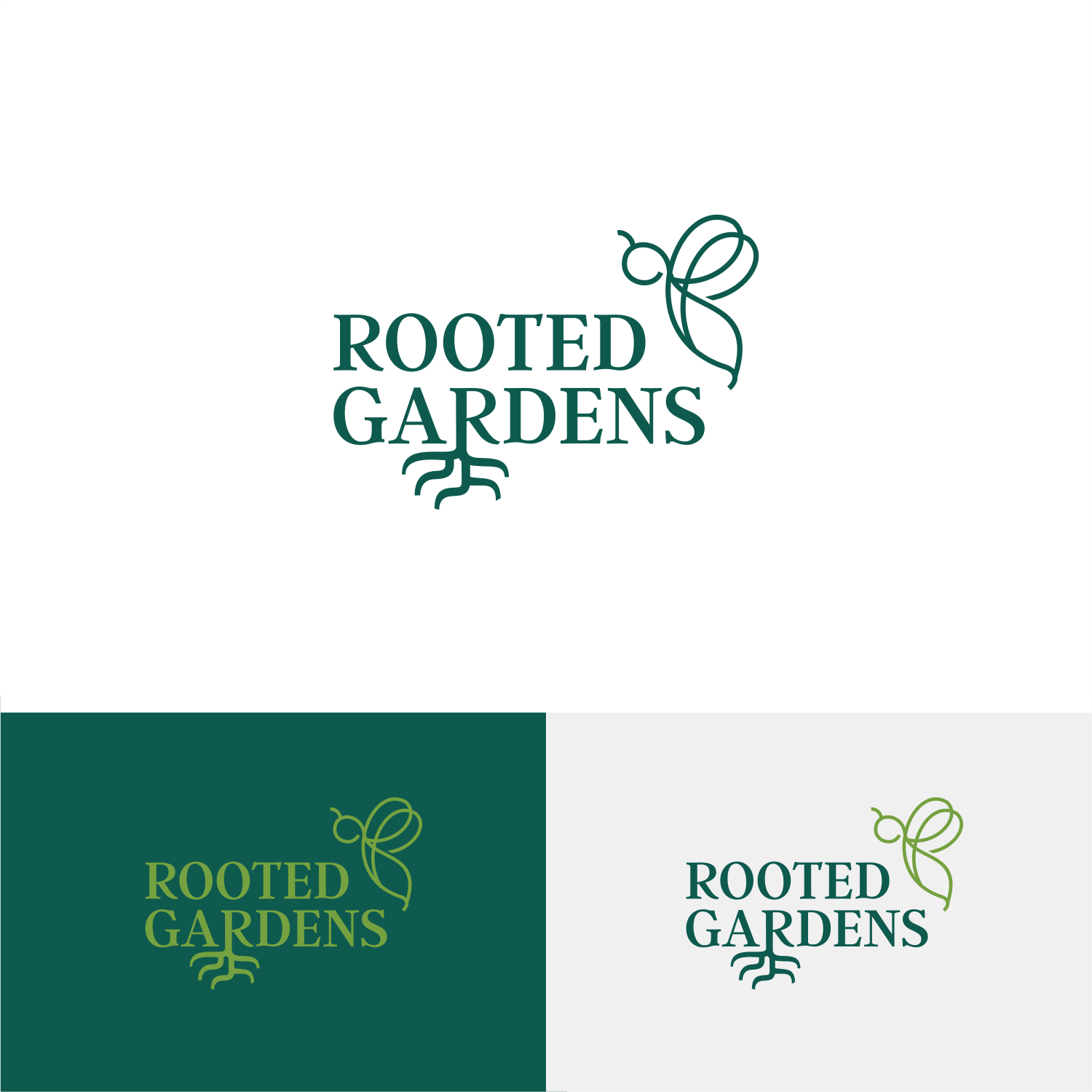 Diseño de Logo por ThiagoB para Rooted Gardens | Diseño #24806993